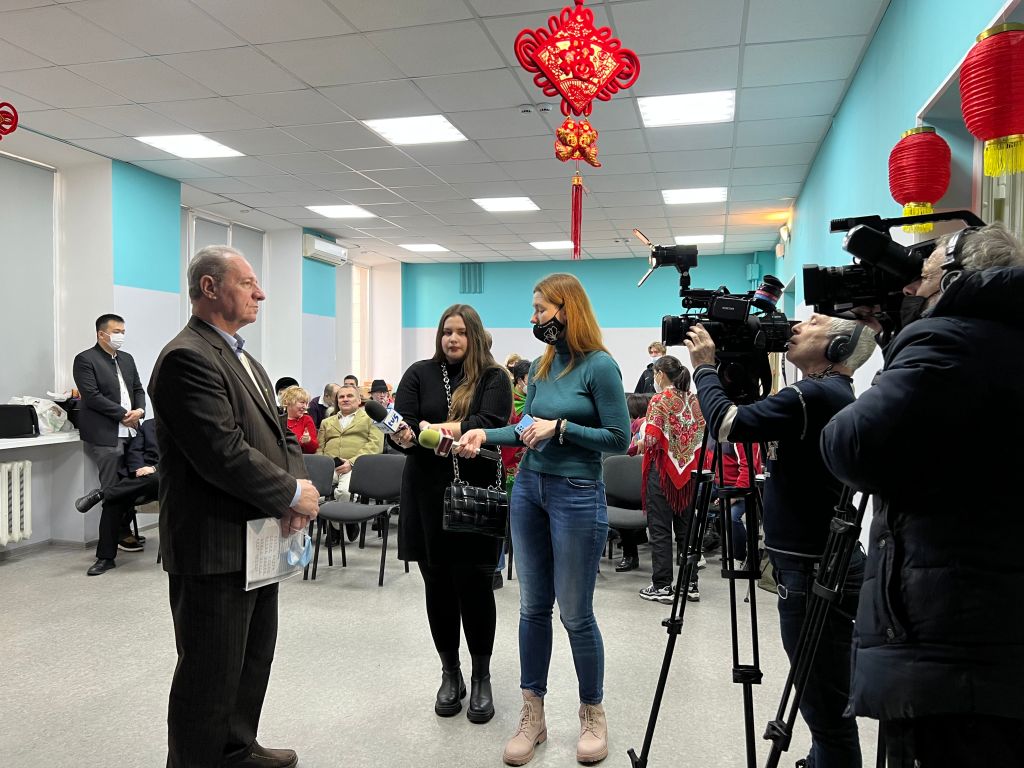 扎波罗热国立大学孔子课堂举行贺新年迎新春活动