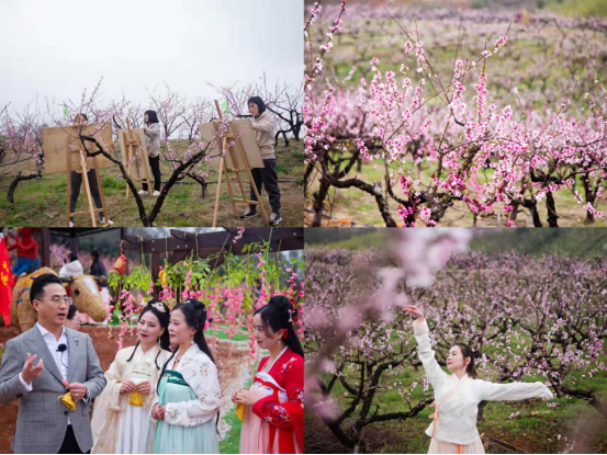 助力乡村振兴 新闻与传播学院承办第八届平铺镇线上桃花节